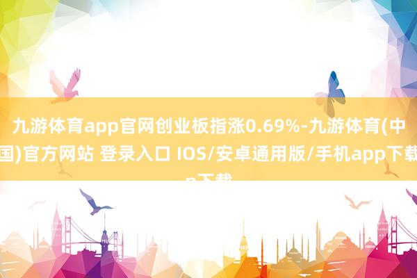 九游体育app官网创业板指涨0.69%-九游体育(中国)官方网站 登录入口 IOS/安卓通用版/手机app下载