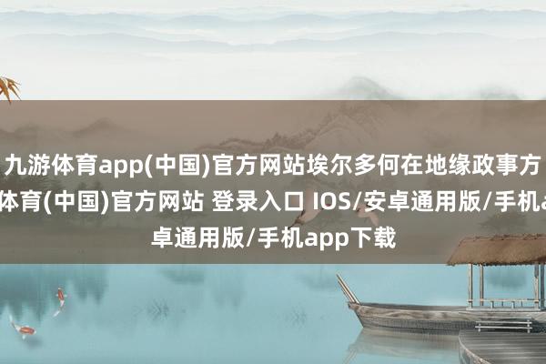 九游体育app(中国)官方网站埃尔多何在地缘政事方面-九游体育(中国)官方网站 登录入口 IOS/安卓通用版/手机app下载